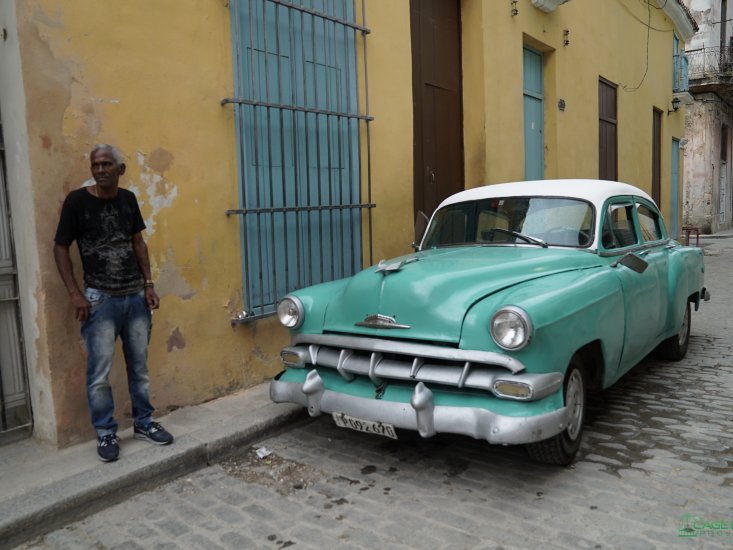 A Man and His Car: Cuba a photo by Lawrence R. Greenberg